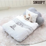 PET PARADISE 펫파라다이스 스누피 데일리 라이프 강아지 침대(55×65cm) : 도쿄락