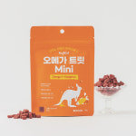 (SET) 드룰린 오메가3 미니 트릿 캥거루 45g + 양고기 45g 강아지 교육 훈련 영양 설채현 간식 : 놀로스토어