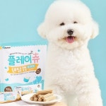 듀먼 플레이츄 요구르트 덴탈껌 100g 10g 10개입 강아지 반려견 간식 개껌 : 와이디펫