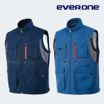 에버원 조끼 EO-523 524 네이비 블루 망사 메쉬 베스트 포켓 작업 등산 낚시 배달 : 에이스토어샵