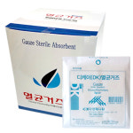 대경 멸균거즈5x5cm 1통100매 5매 위생포장 접은거즈 가제 위생용품 소독 드레싱 : 금호메디칼