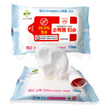 유한그린텍 소독용티슈 10매 살균티슈 항균티슈 물티슈 : 제이케이메디