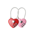 하트 자물쇠 시건장치 다이얼자물쇠 비밀번호 자물쇠 사물함 자물쇠 소형 사랑의열쇠 : 신나라 우리하루