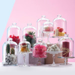 파사바체 파티쉐 디저트 케익스탠드 유리돔트레이 : 김씨하우스