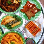 [왕분식패밀리세트] 떡볶이+짜장+김말이+야끼만두+오징어튀김+피카츄+떡꼬치 set : 왕분식