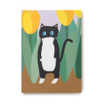 탄이, 박노을 작가 원화 작품 고양이 그림 : 엘디프