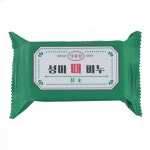 성미 식물성 때비누 쑥색(참숯) 170g / 천연 목욕탕 때밀이 모공각화증 닭살피부 바디스크럽 여드름 샤워 세수 식물성 세신비누 : 성미때비누