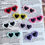 하트 안경 (8색) 선글라스 펜던트 데코덴 머리핀 데코 비즈 공예 재료 팔찌 만들기 부자재 : 그랜마클럽