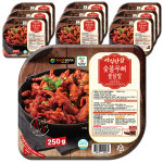 야식만참 숯불무뼈불닭발 250g, 10개 : 푸드맥스S
