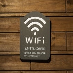 사무실 카페 식당 와이파이 wifi 아이디 비밀번호 안내판 표지판 디자인 인테리어 문패 : 1st-store