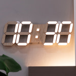 플라이토 무소음 벽걸이시계 3D LED 인테리어 전자 디지털 벽시계 5세대 퓨어 : 띵스빅