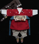 정원한복 정연재 홍 남아한복 돌 백일 전통한복 어린이집 : 정원한복