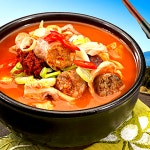 가마솥얼큰 순대국 전통 순대국밥 옛날 순댓국 700g 5팩 얼큰다대기 순댓국 국내산 : 날아라빅스타