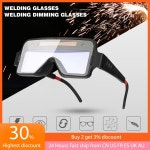 용접헬멧 실용적인 용접 안경 태양 광 자동 어두워지는 눈 마스크 눈부심 방지 고글 아르곤 아크 보호 헬멧 눈가리개 : 파파스글로벌