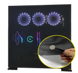 컴퓨터 자석 먼지필터 메시망 본체 방진 커버 메쉬망 쿨링팬 PC : 스토비투