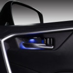 자동차 led 도어 그릇 armrest 분위기 조명 인테리어 조명 장식 도어 그릇 핸들 조명 toyota rav4 2019 2020 2021 5th : 커질상인