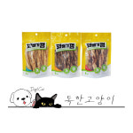 [독&캣] 너를 위한 디저트 꽈배기껌 3종 택  (닭고기 / 오리 / 소고기) / 강아지껌 / 치석제거껌 : 독한고양이