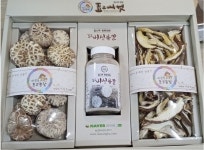 이상구표고농장 백화고90g분말60g슬라이스70g선물세트9번 : 이상구표고농장