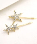 vintaine h7532 bijou star hair pin 2종 세트 별 배열 헤어 : 트리아진