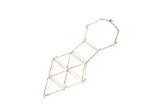 [모드곤] Gold constellation Necklace 골드 바 진주목걸이 : 모드곤