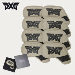 PXG 빅토리어스 스톤 시리즈 L&L 엘앤엘 아이언 헤드커버 세트 카네 베이지, 8개 : DF골프