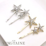 vintaine h7532 bijou star hair pin 2종 세트 별 배열 헤어 : 트리아진