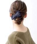 vintaine h7030 suede basic ribbon barrette simple office hair clip hair 액세서리 헤어핀 머리핀 : 트리아진