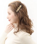 vintaine h7499 결혼식 파티 헤어 액세서리용 비쥬 플라워 바레트 헤어핀 : 트리아진