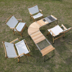 슈퍼 IGT 라운드 익스텐션 테이블 유닛 확장 캠핑 : 주식회사민산