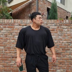 빅사이즈 오버핏 헬창 짐웨어 글램 유넥 U넥 반팔티 : 이오사영