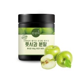 국산 100% 풋사과 분말 가루 100g : 천연채