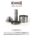 체인지 건식코아드릴비트 세트 다이아몬드날 다몬플러스 분리형 콘크리트 타공 비트날 55mm : 신화철물