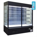 다이아 저온쇼케이스 5단 UKGS-B1800BH-0 블랙 사각 높은타입 (정품) : 일신로베카