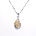 침수정 목걸이 금홍석 펜단트 Natural Rutile Pendant : 익산쥬얼리