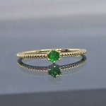 천연에메랄드반지(14k H1169) : gemflower