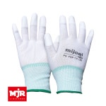 미조리 PU TOP 코팅장갑 작업 안전 미끄럼방지 손가락코팅 10켤레 : 미조리장갑