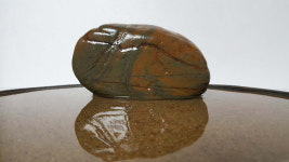 수석)050-30 예쁜돌 어항 수족관 장식 조약돌 산수경석 바위경석 남한강 황석 문양석 : MINILEND