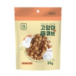 브리더랩 CAT 캣 동결건조 미니 큐브 연어 오리 치킨 참치 대구 20g 냥이 간식 : 워리워리