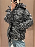 (관부가세 포함) 몽클레어 MAIRE 로고 패턴 숏 다운 패딩 H2093 1A00149 596CF F90 : 파리부티크