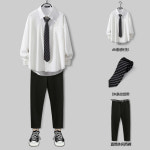 일본교복 스쿨룩 DK유니폼 dk 화이트셔츠 반바지 학생셔츠 : 어버버샵