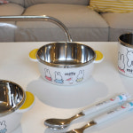 화이트 미피 논슬립 스텐대접 유아 캐릭터 식기 어린이집 유치원 준비물 국그릇 밥그릇 : 씨에스동양상사