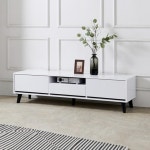 모던 디자인 티비 선반 스탠드 받침대 장식장 수납 원룸 안방 좁은 집 공간 거치대 작은 폭 원목 우드 낮은 화이트 그레이 TV 다리 3칸 서랍... 