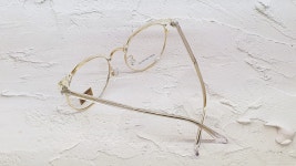 패션안경테 투명골드하금테안경 아모르 A0207 52사이즈 : 안경 백화점