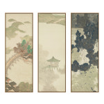 인테리어 일본식 그림 우키요에 오미 팔면 스시 주방 배경 벽 복도 수직 조합 벽걸이 액자 : 매스티지룩