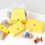 수능 답례 구디백 포장 스마일 미니 선물상자 쿠키박스 미니 10매 : 핸즈픽 온라인샵