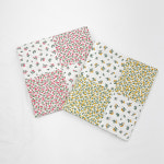 [꾸미지오] 국내생산 대폭 순면 바이오워싱 원단 이불 커튼 의류 홈패션 코스모스패치 핑크 : 꾸미지오몰