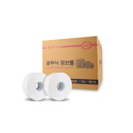 선우제지 점보롤 2겹 업소용 화장지 300m x 16롤 공공 화장실 : 팜콘