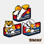 무토 태기 캐릭터 태권도 도장 운영 인성 헤드 수련 프로그램 시스템 패치(10pcs) : 굿엔굿즈