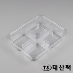TY 24195-4칸 반찬 샐러드 용기(PET) : 태산팩