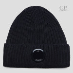 CP컴퍼니 22FW MERINO WOOL 사틴 렌즈 비니 BLK : SOMETHING4U
